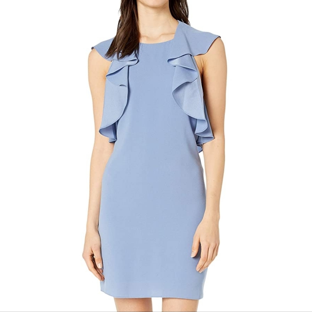 BCBG Maxazria Misty Blue Dress XXS NWT